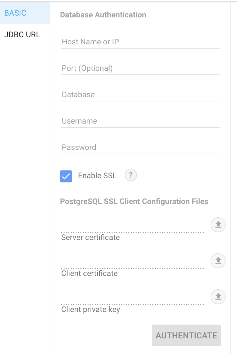 Copy/paste the information in Google Data Studio